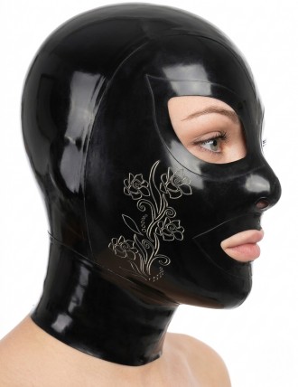  SOFORT LIEFERBAR Latex Maske "Tattoo"